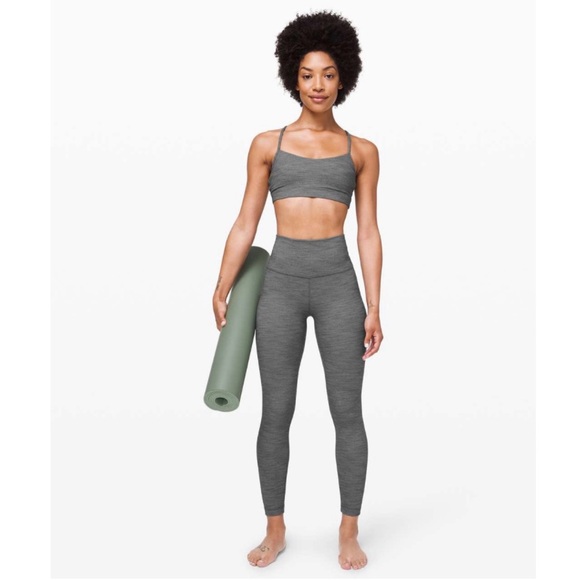 Lululemon Align Pant Il Mini Heathered Herringbone Heathered Black White/Black - Picture 13 of 13